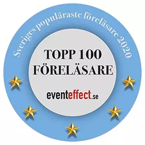 Johan Dahl utsedd till Sveriges populäraste föreläsare 2020 - Topp 100 föreläsare - eventeffect.se