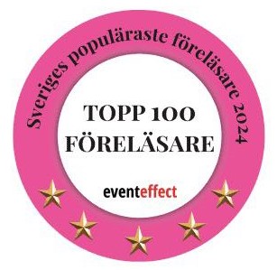 Johan Dahl utsedd till Sveriges populäraste föreläsare 2023 - Topp 100 föreläsare - eventeffect.se