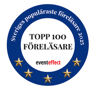 Johan Dahl utsedd till Sveriges populäraste föreläsare 2023 - Topp 100 föreläsare - eventeffect.se